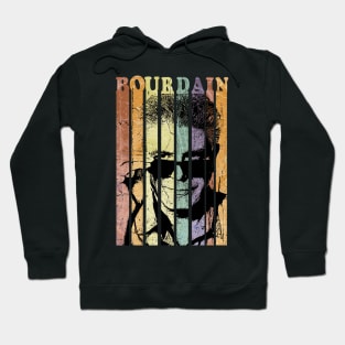 bourdain sunglasses//Retro Vintage aesthetic Hoodie